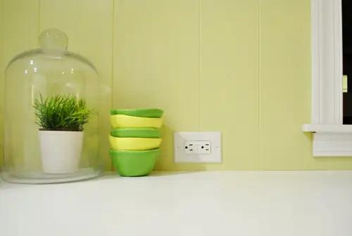 Lichtafzet op Muur