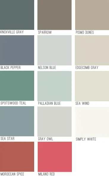 Nieuwe huisverfkleuren