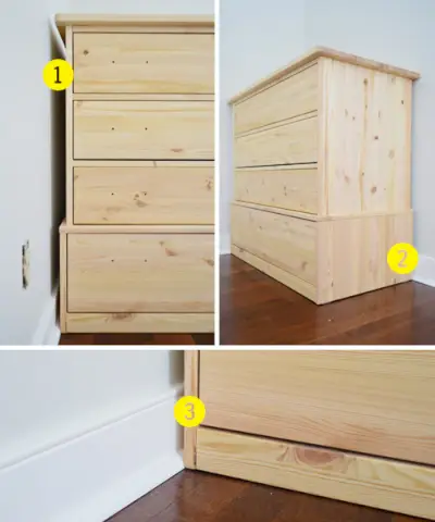Plekken waar een Ikea Fjell-dressoir dat niet doet