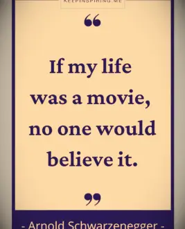 Arnold Schwarzenegger quote