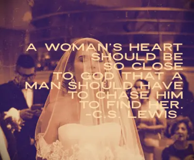 A woman