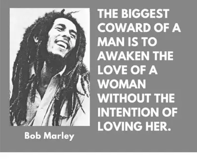 Cowards awaken a woman