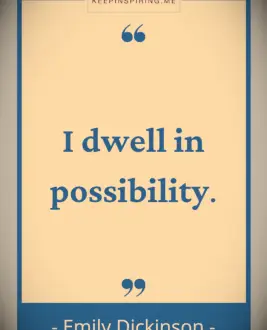 Emily Dickinson hope quote