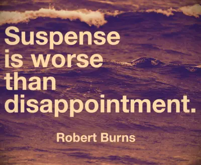 Robert Burns disappointment quote