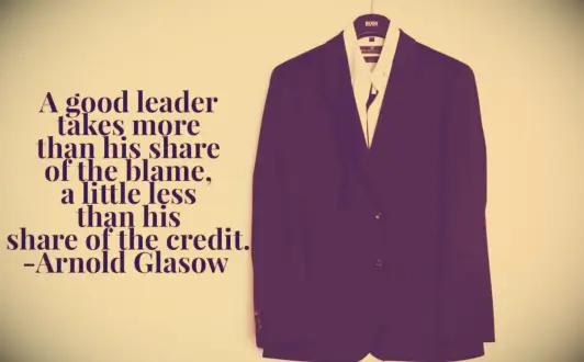 Arnold Glasgow leadership quote