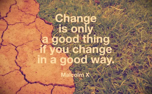 Malcolm X on change