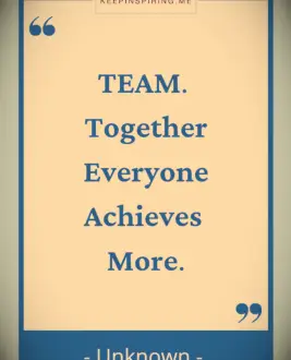 Unknown teamwork quote