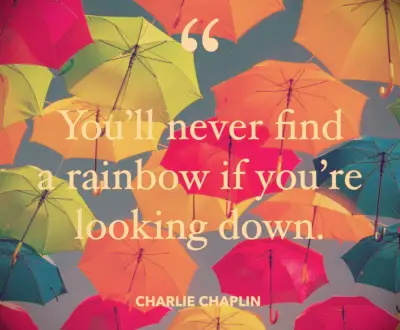 Charlie Chaplin optimism quote
