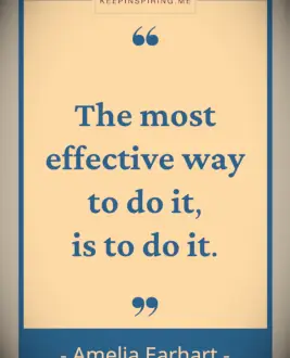 Amelia Earhart quote