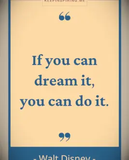 Disney motivating quote
