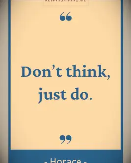 Horace motivational quote