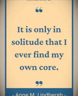 Anne Lindbergh quote