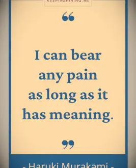 Haruki Murakami quote
