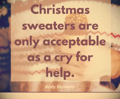 Andy Borowitz funny Christmas quote