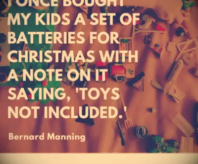 Bernard Manning funny Christmas quote