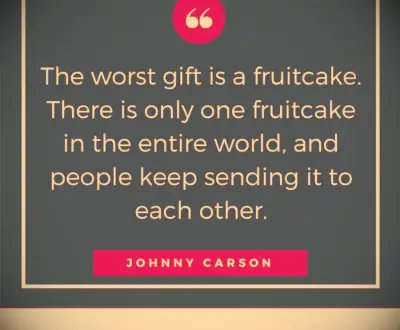 Johnny Carson quote