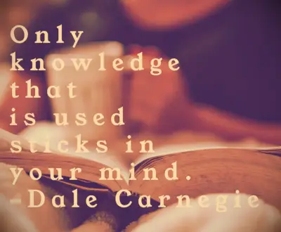 Dale Carnegie quote