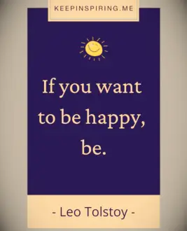 Tolstoy quote
