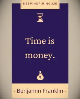 Benjamin Franklin quote