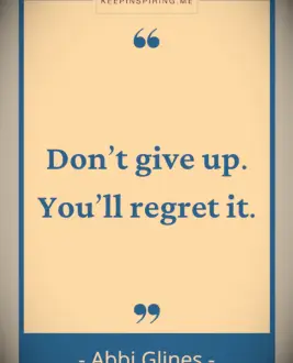 Abby Glines quote
