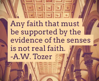 AW Tozer quote
