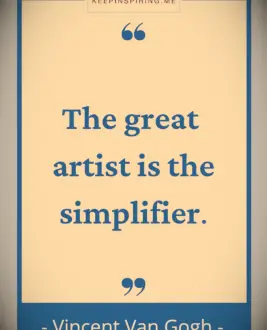 Vincent van Gogh quote