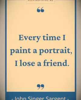 John Sargent art quote