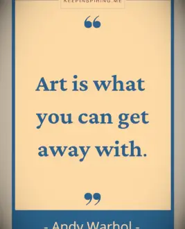 Andy Warhol quote
