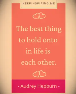 Audrey Hepburn quote
