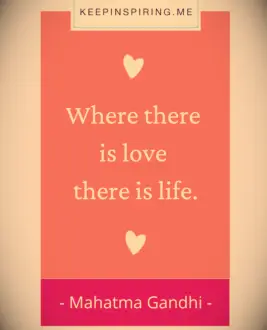 Gandhi love quote