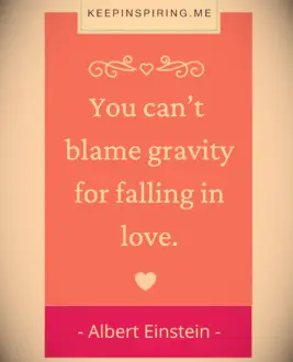 Einstein love quote