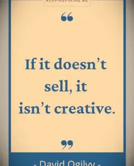 David Ogilvy creativity quote