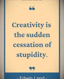Edwin Land quote
