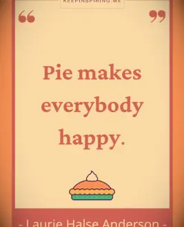 Laurie Anderson Thanksgiving dinner quote