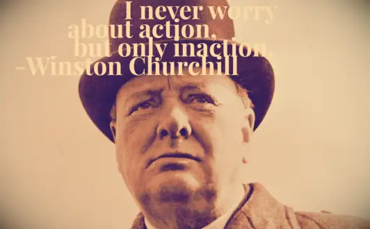 Sir Winston as Prime Minister of the United Kingdom during WWII in 1942