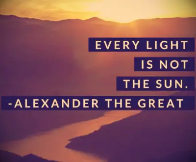 Alexander the Great quote