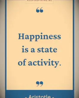 Aristotle happy quote