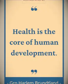Gro Harlem Brundtland quote