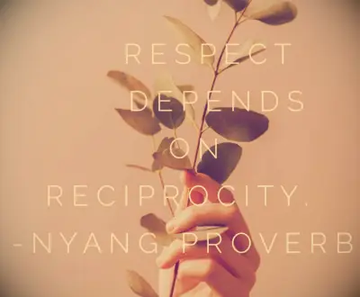 Nyang Proverb