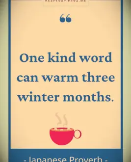 Japanese Proverb