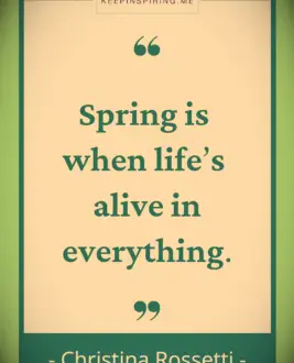 Christina Rossetti spring quote