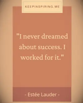 Estee Lauder quote