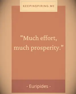 Euripides hard work quote
