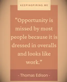 Thomas Edison quote