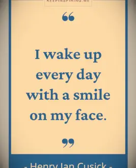 Henry Cusick quote