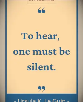 Ursula Le Guin quote
