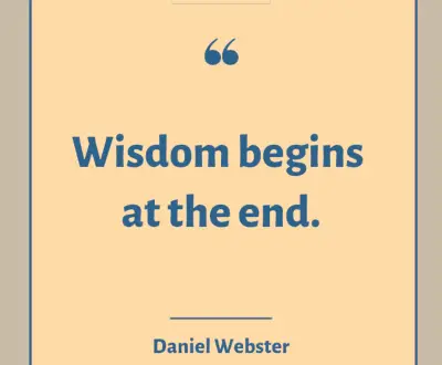 Daniel Webster quote