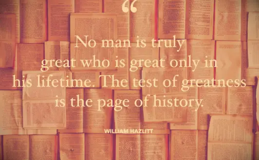 William Hazlitt quote