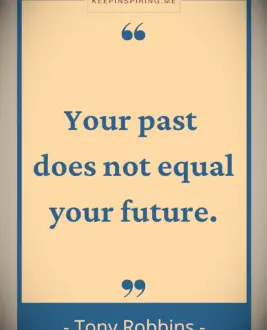 Tony Robbins quote to live by