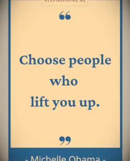 Michelle Obama quote to live by